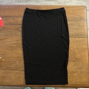 black pencil skirt